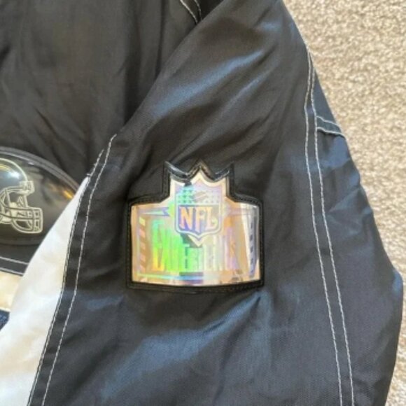 Vintage 90s Pro Player San Diego Chargers Puffer Jacket Rare NFL Winter Coat - Picture 7 of 8